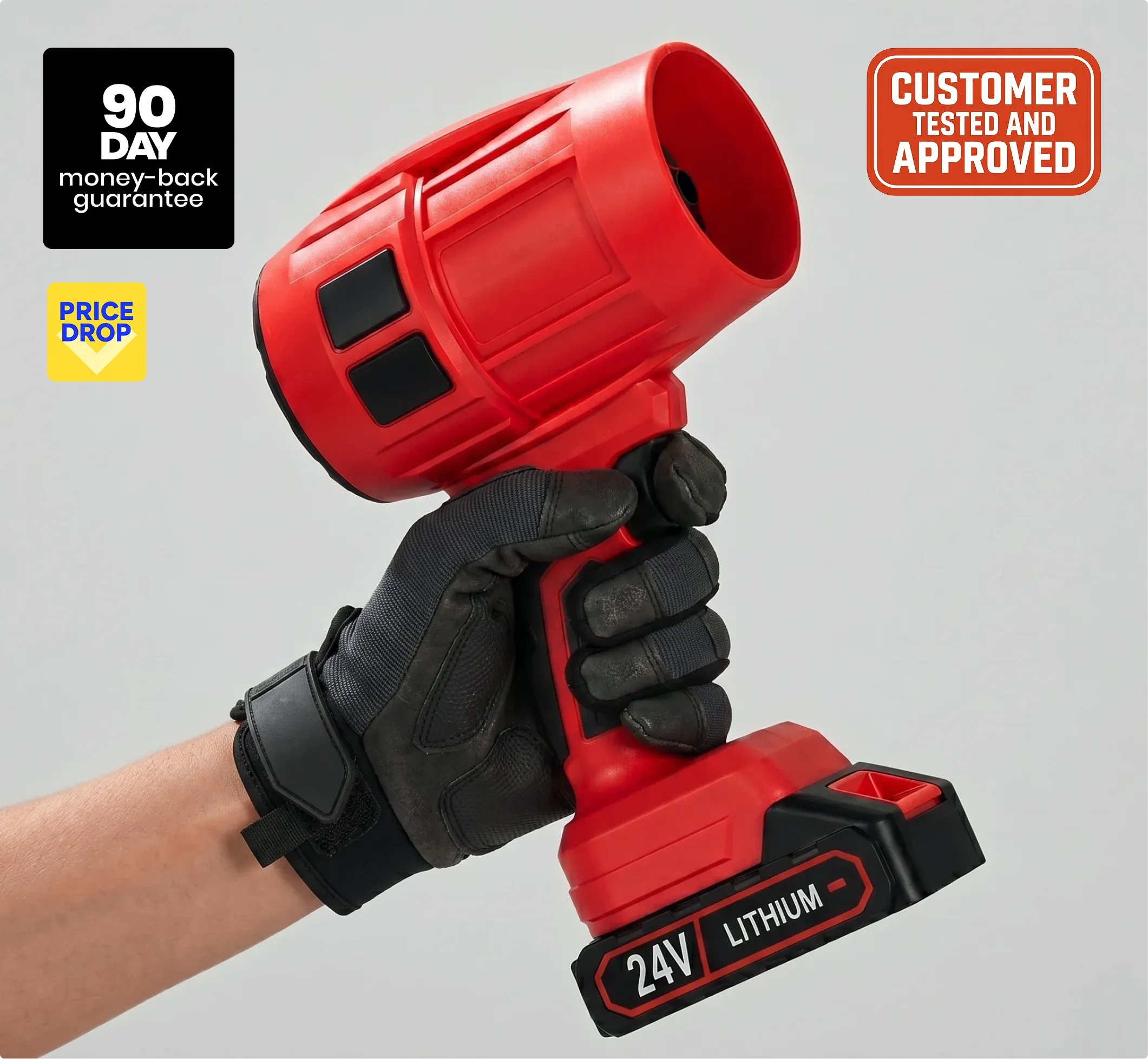 Wood Ranger Power Leaf Blower – Ultra-light cordless blower for leaves, dirt and dust